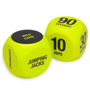 SPRI Exercise Dice (6-Sided) - Game for Group Fitness & Exercise Classes