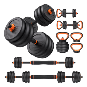 FEIERDUN Adjustable Dumbbells, 20lbs/30lbs//50lbs/70lbs/90lbs